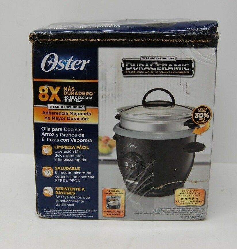 Oster 6 Cup Rice & Grain Cooker with Steamer