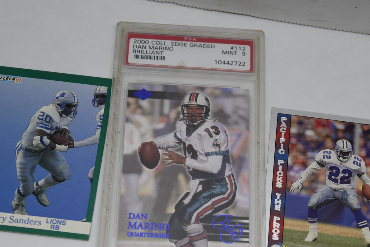 Lot of 27 Football Cards 1990's PSA Mint 9 Dan Marino Michael