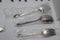 Silver Tulip Flatware Silver Plated Silverwear Serving Spoons  13407