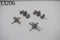 WW2 Diecast Machine Gun Model Unpainted German Flak 88 Lot of 4