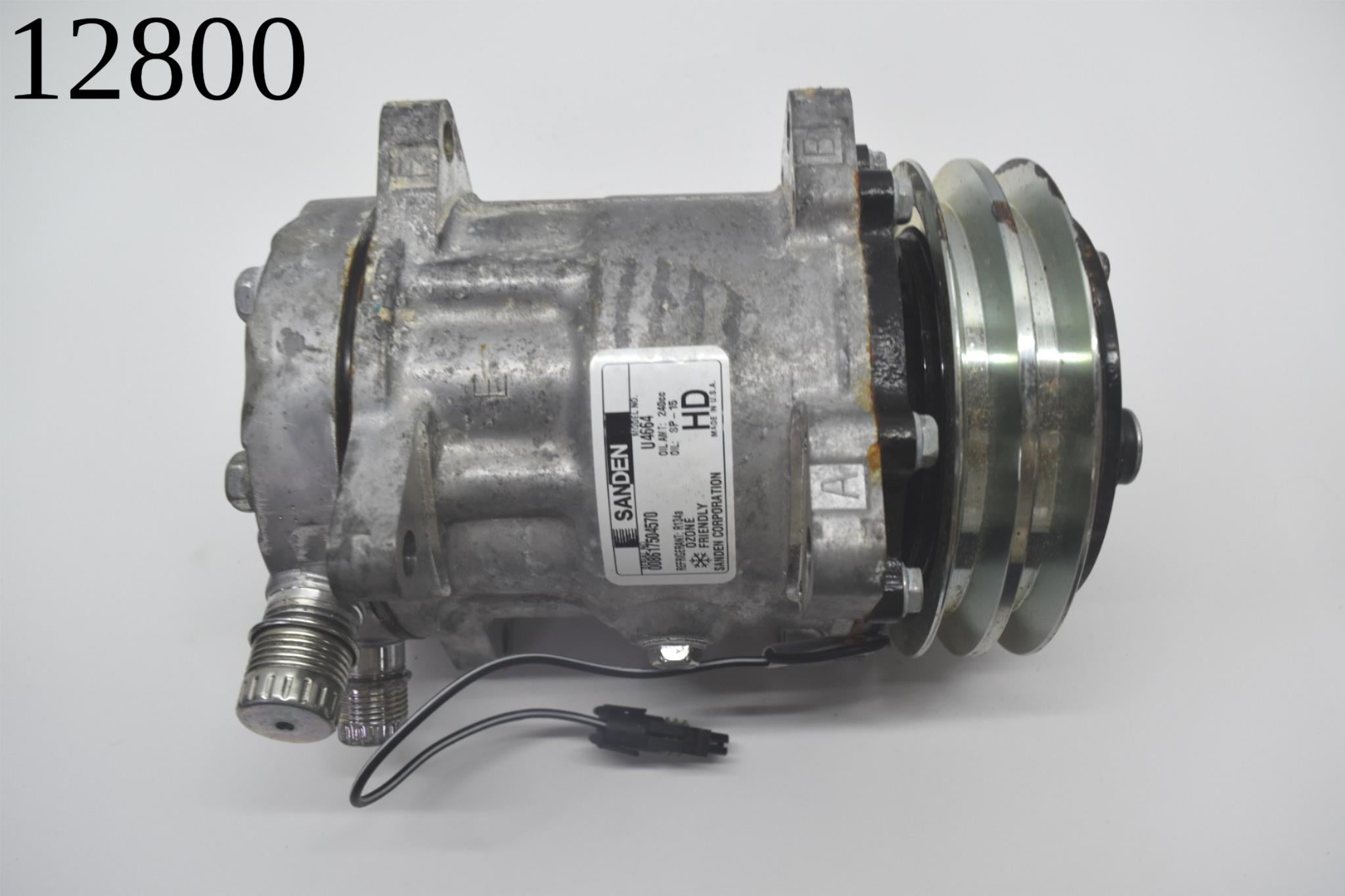 Sanden U4664 Model 2 Groove AC Compressor Multi Fit 008617504570 ...