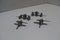 WW2 Diecast Machine Gun Model Unpainted German Flak 88 Lot of 4