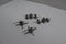 WW2 Diecast Machine Gun Model Unpainted German Flak 88 Lot of 4