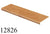 Cap a Tread 47 in Length Laminate to Cover Stairs Haley Oak Square Nose