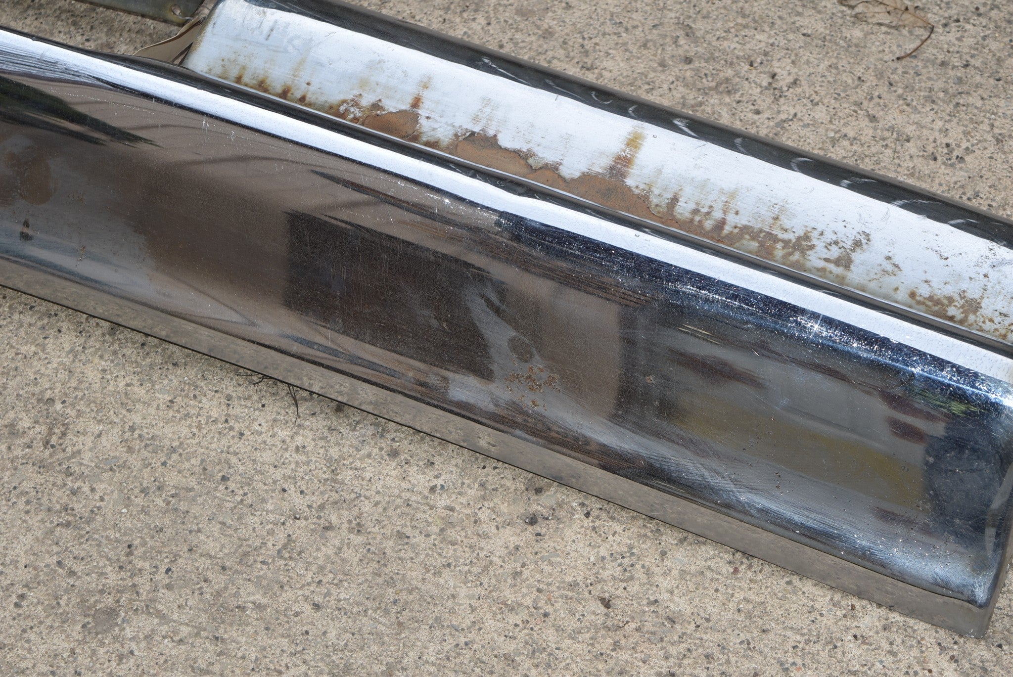 1957 1958 Cadillac Fleetwood Series 75 Limo Rear Bumper Center Section ...