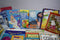 Lot of 26 Kids Caillou Barney Franklin Dora Books Learning Preschool Daycare