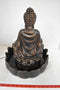 Indoor Buddha Fountain LED Glowing Sitting Statue Relaxing Flowing Water Decor