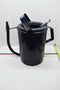 Vintage Swingspout Flex Spout Metal Oil Can Dispenser 8 Quart Blue Man Cave NICE