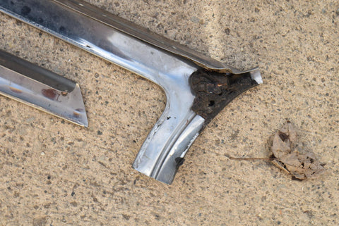 1964 Ford Galaxie 500 Fastback Left Right Windshield Trim A Pillar Exterior 64