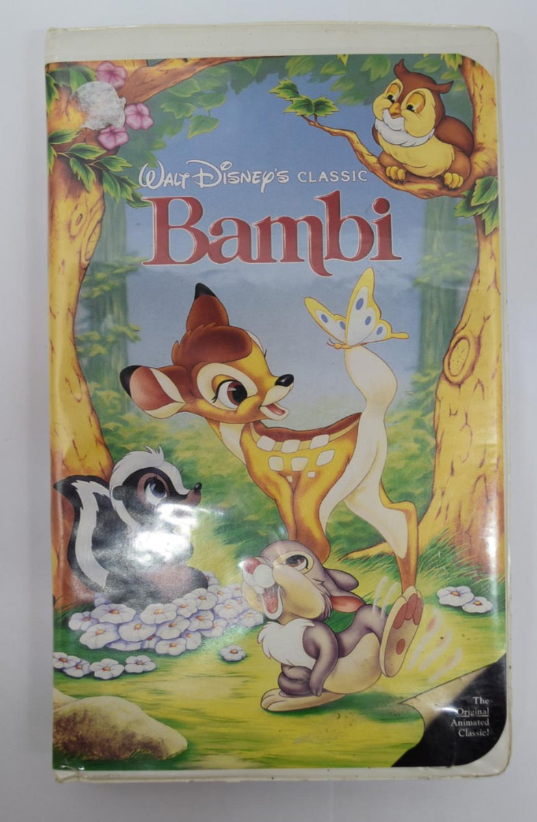 Disney Bambi Black Diamond Collection Classic RARE Collections VHS Tap ...