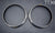 1946 1947 1948 Dodge D24 Sedan Headlight Bezel Trim Doors Pair LH RH 46 47 48