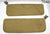 1950 1951 Chrysler Desoto Sun Visor Pair 50 51 MOPAR OEM Tan Cloth Interior