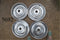 Original 1954-1955 Cadillac Hubcaps Set of 4 No Emblems Wheel Cover