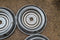 Original 1954-1955 Cadillac Hubcaps Set of 4 No Emblems Wheel Cover