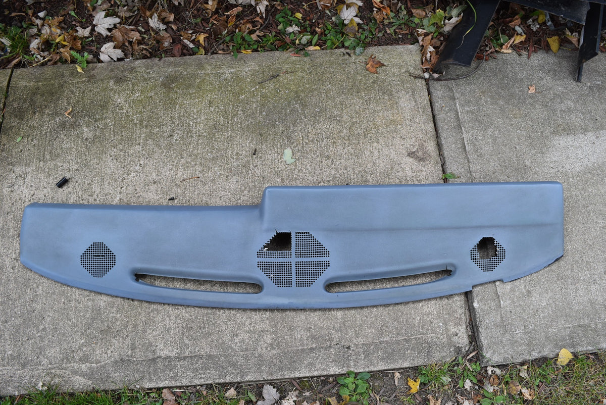 1979-1986 Ford Mustang Blue Vinyl Dash Pad Original OEM Damaged Fox Bo ...